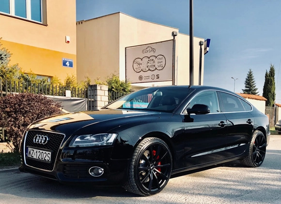 Audi A5 cena 98400 przebieg: 132000, rok produkcji 2010 z Warszawa małe 92